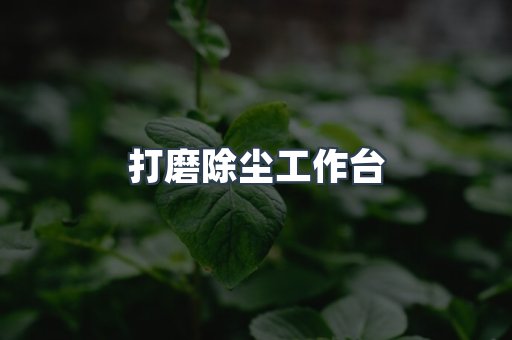 打磨除尘工作台